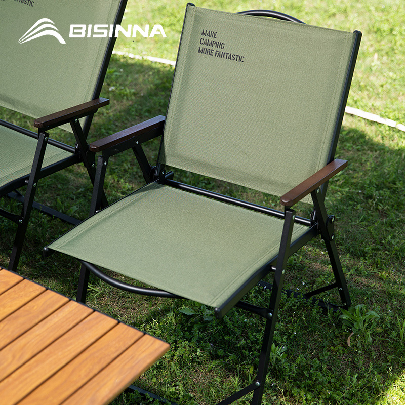 Outdoor Furniture Aluminium - BISINNA 야외 접이식 캠핑 의자 휴대용