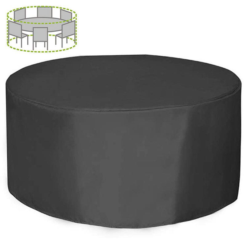 Outdoor Furniture Heavy - 12 사이즈 원형 가구 커버 210D