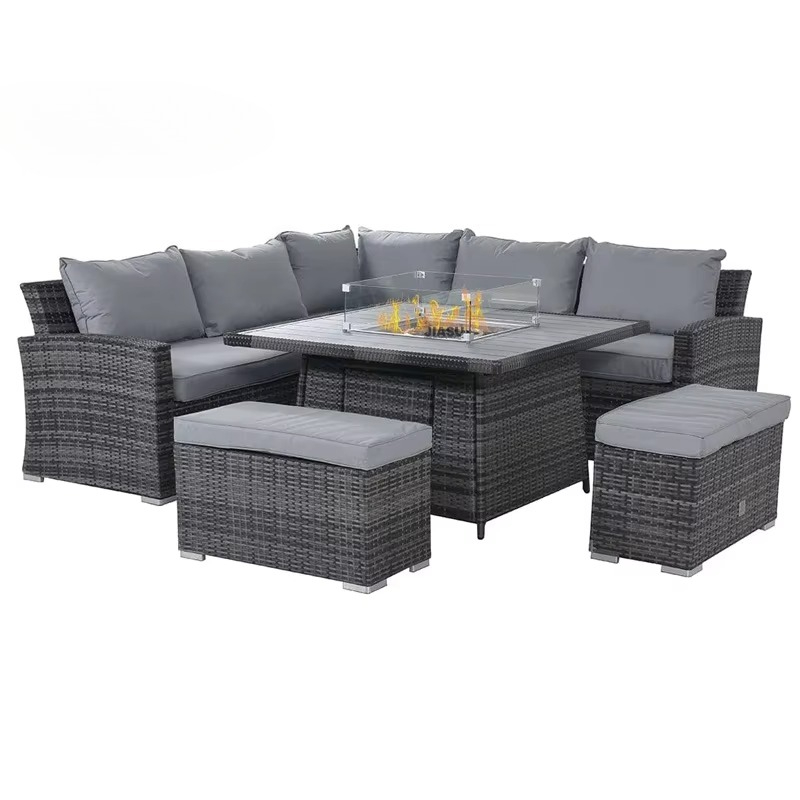 Outdoor Furniture Fire Pit Set - 현대식 정원 가구 고급 알루미늄 방수