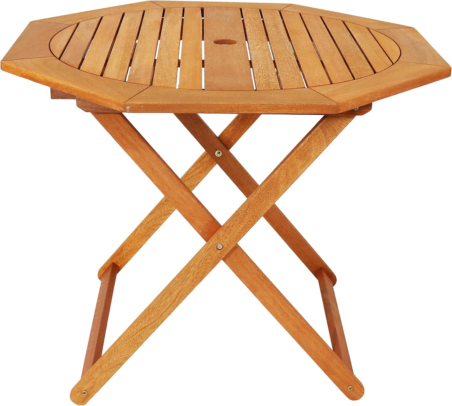 Outdoor Furniture One Piece - 메란티 목재 접이식 야외 테이블, 뒷마당,