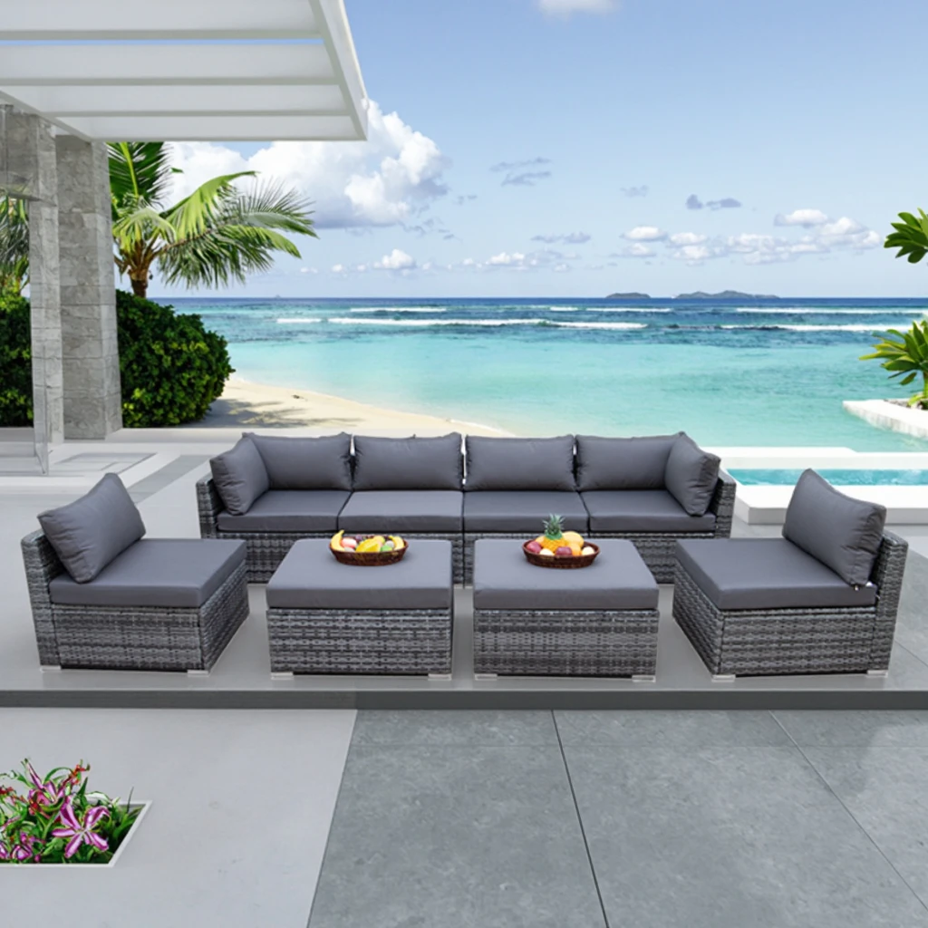 Outdoor Furniture Fire Pit Set - 현대식 야외 가구 소파 파티오 가구