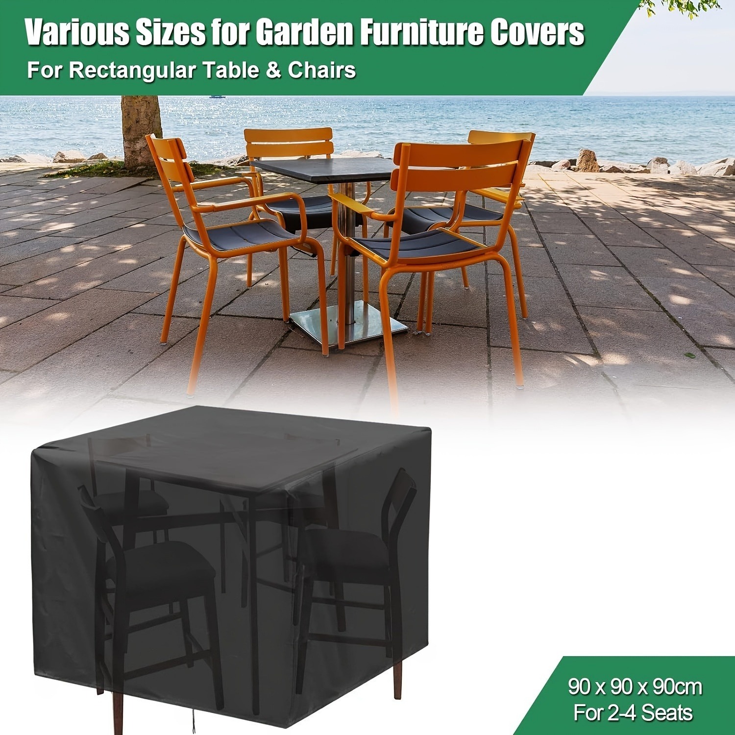 Outdoor Furniture Nearby - 헤비듀티 210D 야외 정원 가구 커버