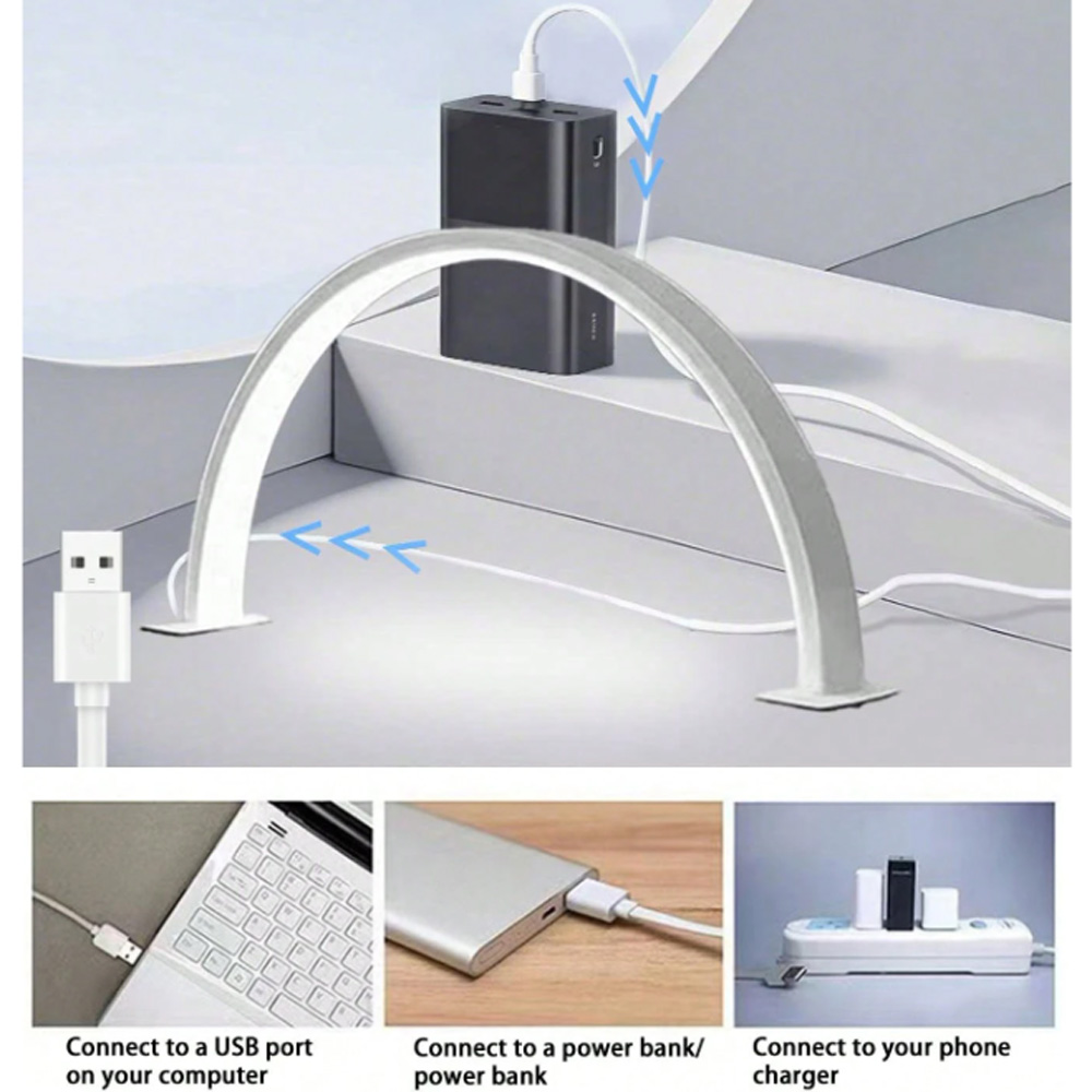 Outdoor Furniture Aluminium - 네일 램프 40/66CM 필 라이트 USB