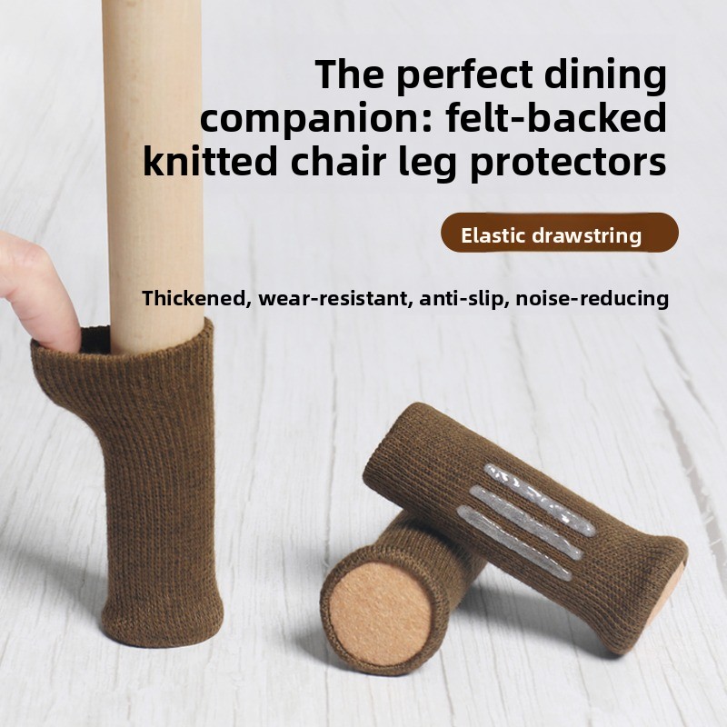 Outdoor Furniture Leg Protectors - 16개 두꺼운 펠트 의자 다리 캡,