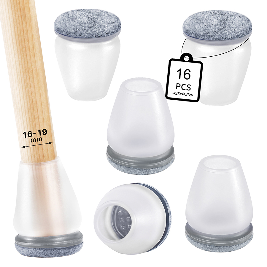 Outdoor Furniture Leg Protectors - 16PCS 의자 발 커버 대각선 다리