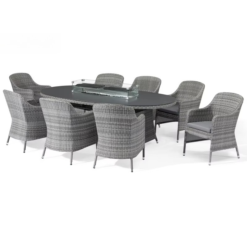 야외 가구 화덕 라탄 위커 알루미늄 정원 소파 세트 다 - Outdoor Furniture Fire Pit Set 리뷰 및 가격