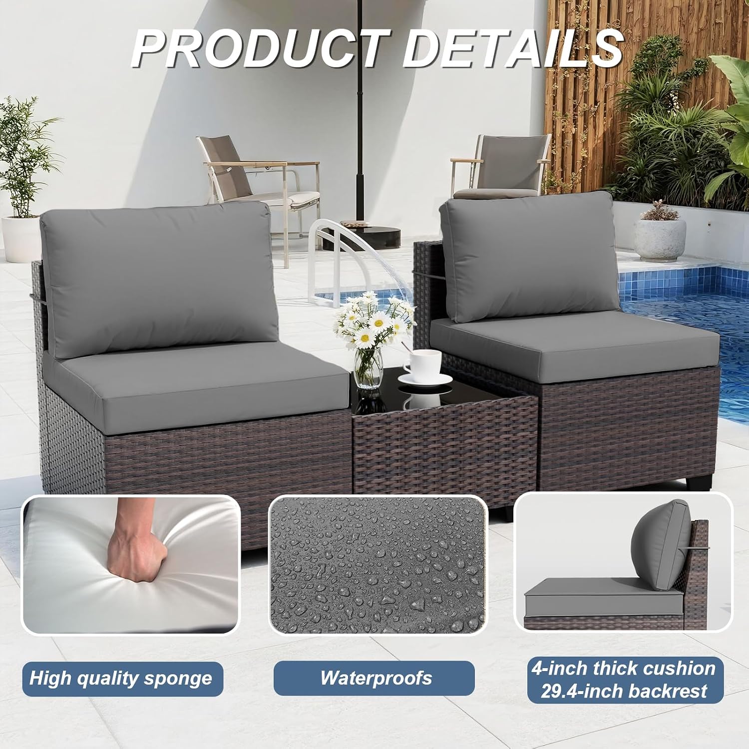 10피스 야외용 섹셔널 소파 세트 (프로판 화덕 테이블 - Outdoor Furniture Fire Pit Set 리뷰 및 가격