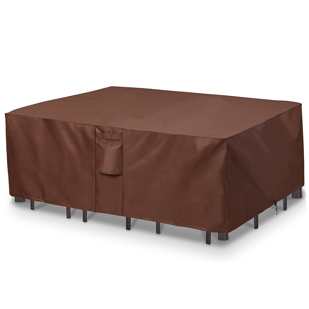 브라운 헤비 듀티 야외 방수 파티오 가구 커버, 정원  - Outdoor Furniture Heavy 리뷰 및 가격