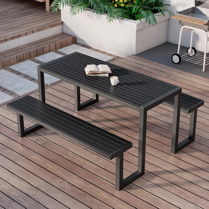 야외용 원피스 테이블 및 의자 세트 방수 플라스틱 목재 - Outdoor Furniture One Piece 리뷰 및 가격