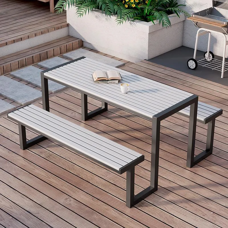 야외용 원피스 테이블 및 의자 세트 방수 플라스틱 목재 - Outdoor Furniture One Piece 리뷰 및 가격