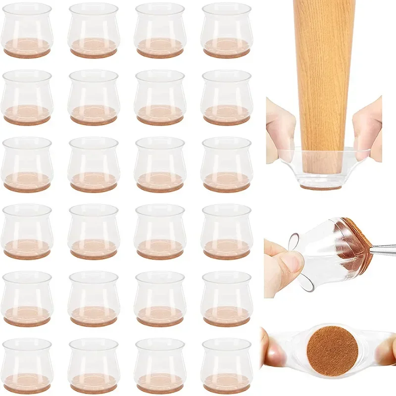24-36개 의자 다리 캡 실리콘 발 보호 패드 가구  - Outdoor Furniture Leg Protectors 리뷰 및 가격