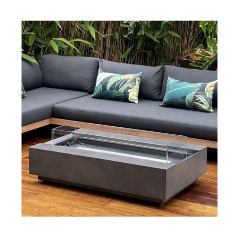 현대적인 코르텐강 가스 야외 가구 세트 테이블탑 벽난로 - Outdoor Furniture Fire Pit Set 리뷰 및 가격