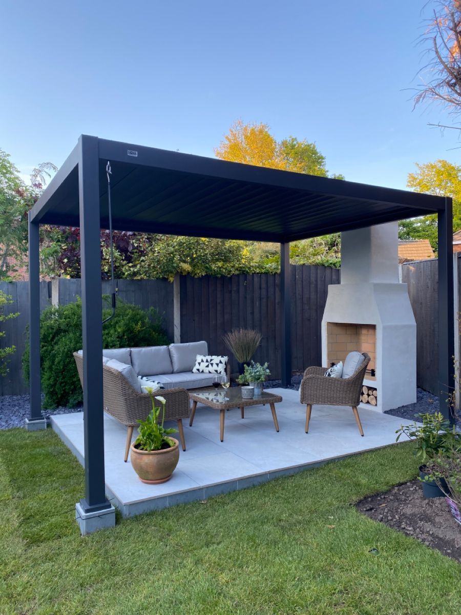 빌라 미니멀리스트 스타일 야외 방수 파빌리온 고품질 알 - Outdoor Furniture Aluminium 리뷰 및 가격