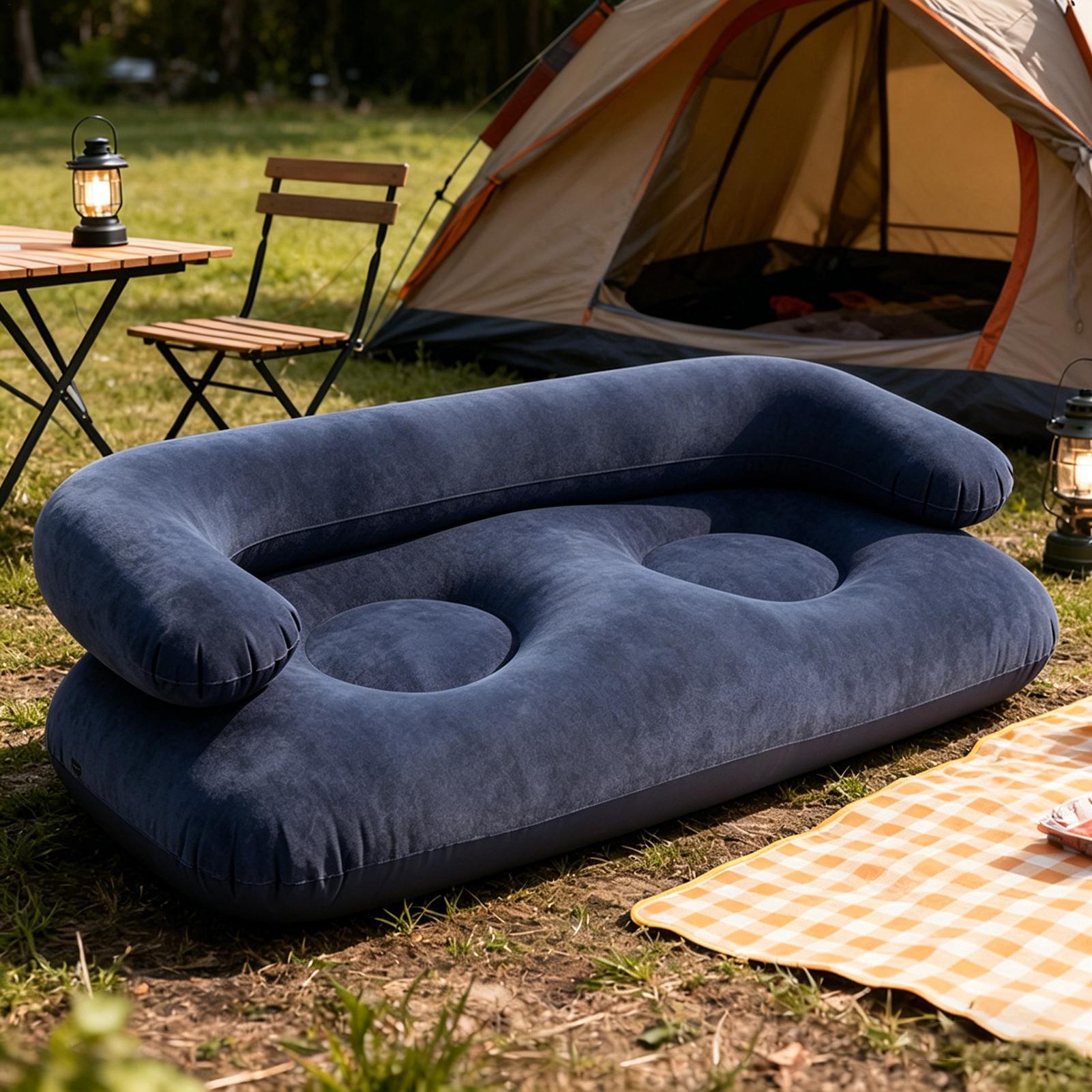 더블 에어 소파 2인용 레이지 카우치 헤비 듀티 누수  - Outdoor Furniture Nearby 리뷰 및 가격