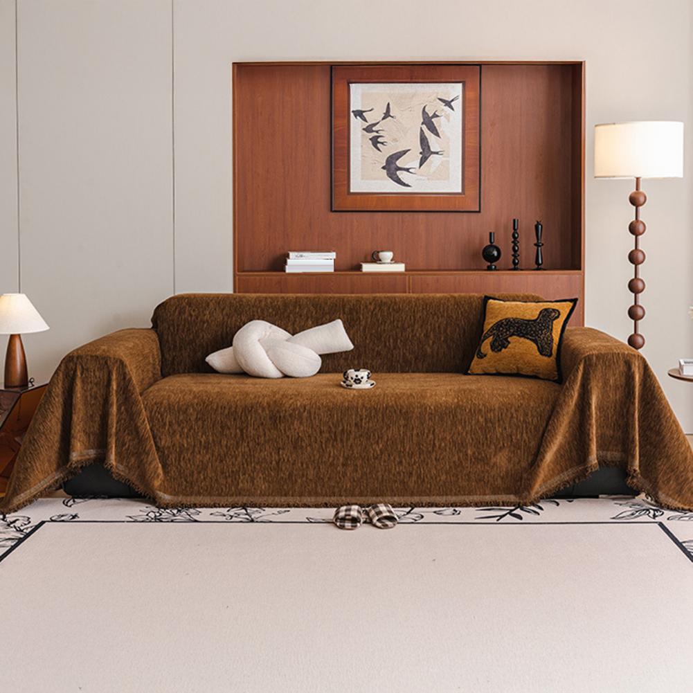 내구성 있는 소파 커버 셔닐 소파 커버 일체형 디자인  - Outdoor Furniture One Piece 리뷰 및 가격