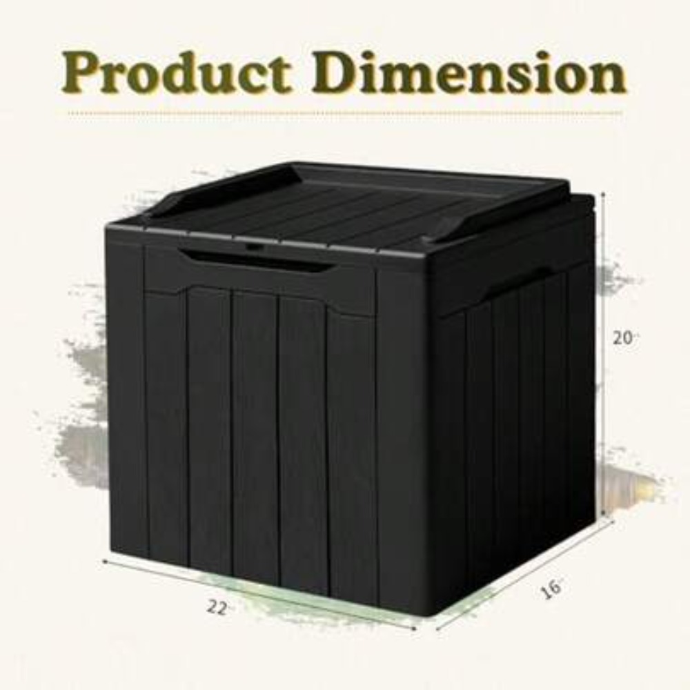 방수 야외 보관함 레진 데크 박스 잠금 가능 자외선 차 - Outdoor Furniture Balcony 리뷰 및 가격