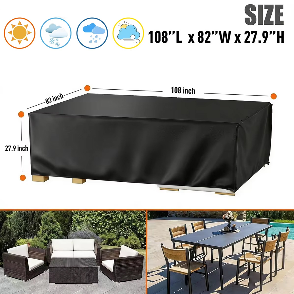 맞춤 제작 210D 방수 야외 테라스 정원 가구 커버  - Outdoor Furniture Balcony 리뷰 및 가격