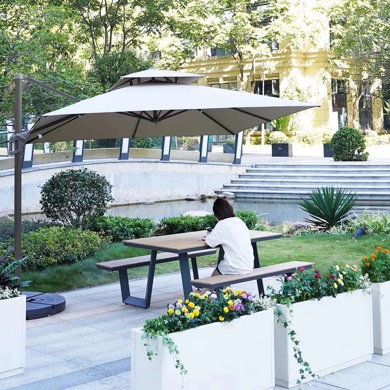 야외 플라스틱 목재 테이블 및 의자 세트 방수 자외선  - Outdoor Furniture One Piece 리뷰 및 가격