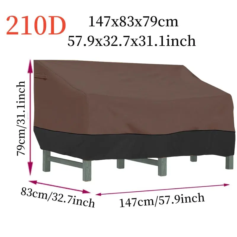 튼튼한 파티오용 더블 소파 의자 커버, 버클 및 조임끈 - Outdoor Furniture Heavy 리뷰 및 가격