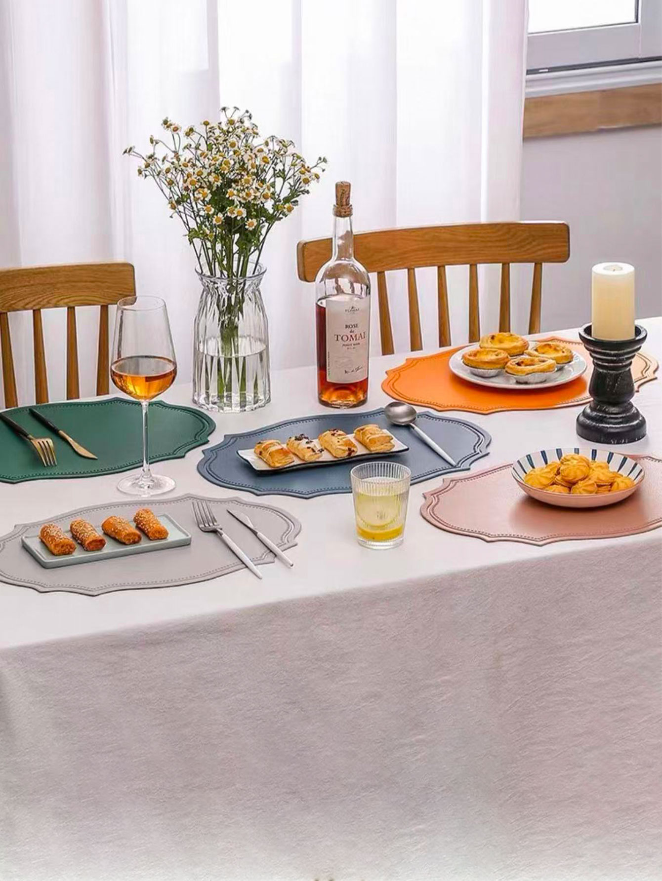 가죽 플레이스매트 인스 스타일 식탁 매트 북유럽풍 창의 - Outdoor Furniture Dining 리뷰 및 가격