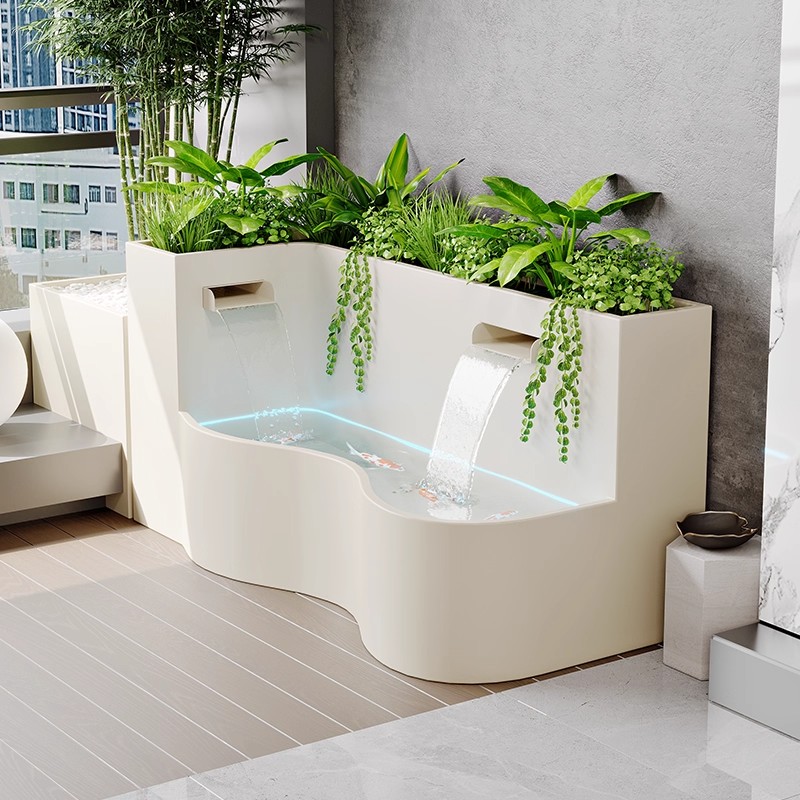 알루미늄 합금 모던 내구성 야외 가구 흐르는 물 화분  - Outdoor Furniture Aluminium 리뷰 및 가격