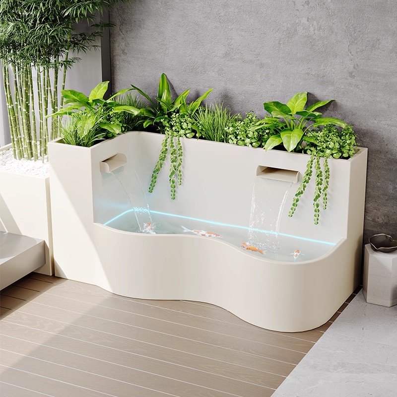 알루미늄 합금 모던 내구성 야외 가구 흐르는 물 화분  - Outdoor Furniture Aluminium 리뷰 및 가격