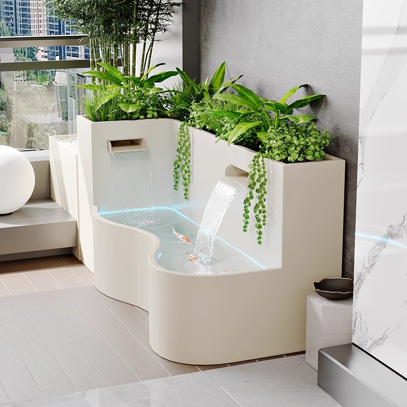 알루미늄 합금 모던 내구성 야외 가구 흐르는 물 화분  - Outdoor Furniture Aluminium 리뷰 및 가격